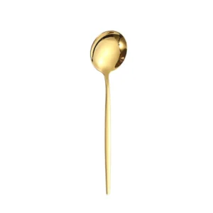 Gold Satin Dinner Spoons