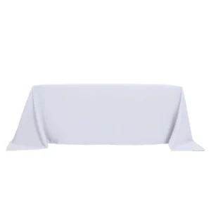 Rectangular Tablecloth White 6ft or 8ft
