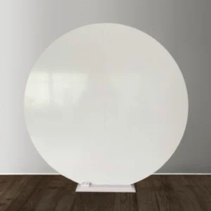 Round White Backdrop